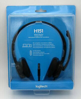 Logitech H151 STEREO HEADSET Multi Device Headset With In Line Controls