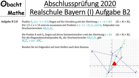 Abschlusspr Fung Mathe Realschule Bayern Gruppe Aufgabe B