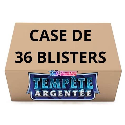 CASE de 36 Blister Pokemon Tempête Argentée EB12 X36 Le Coin Des