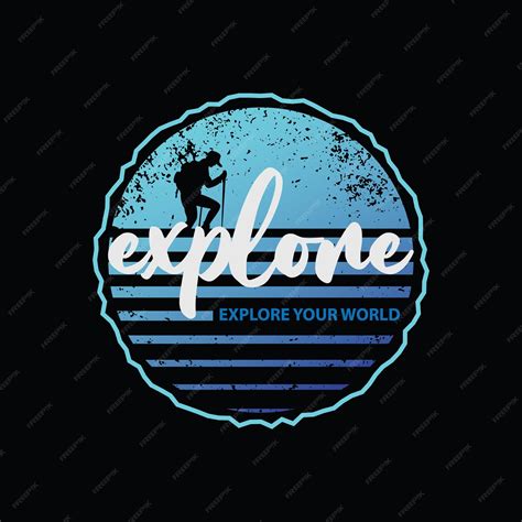 premium vector explore illustration typography perfect   shirt