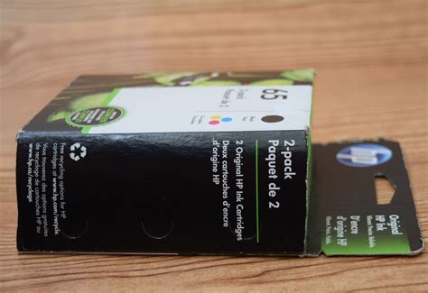 HP 65 Black Tri Color Ink Cartridge 2 Pack Genuine New Expired May 2020