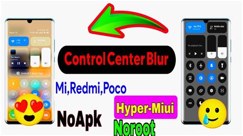 Enable Control Center Blur Hyperos And Miui Any Devices Blur Conrol