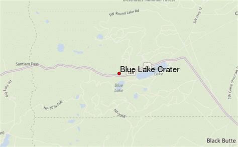 Blue Lake Crater Mountain Information