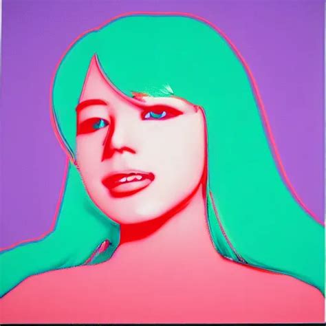 Hatsune Miku Painted By Andy Warhol Stable Diffusion Openart