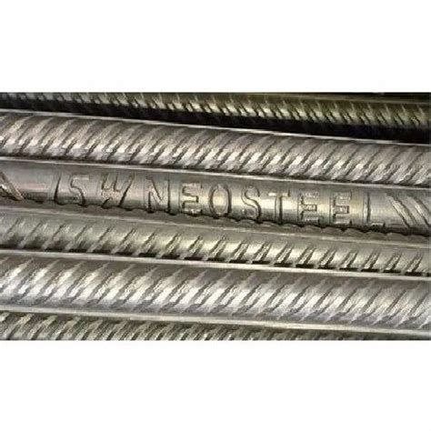 Stainless Steel Jsw Neosteel Tmt Bars Grade Fe D At Rs Kg In Guntur