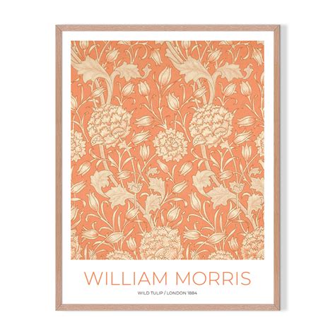 William Morris Wild Tulips Wall Art Artist Lane