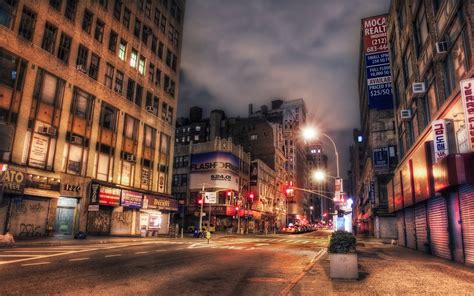 york night street full hd wallpaper