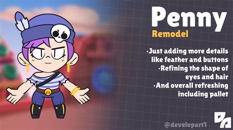 Penny Remodel Brawl Stars My XXX Hot Girl