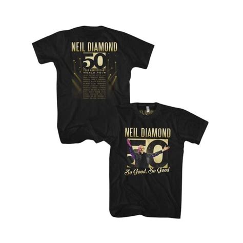 Neil Diamond 50th Anniversary Tour T Shirt in 2024 | Tour t shirts ...