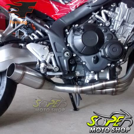 Escape Ponteira Firetong Flame Em Inox CBR 650 F Honda Super