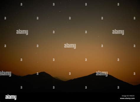 Red dark night sky with stars Stock Photo - Alamy