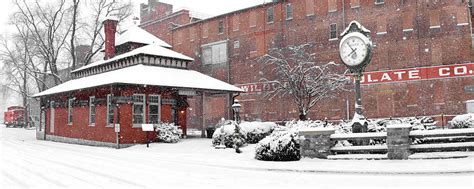 Lititz Train Depot And Wilbur Chocolate Co Photograph By Steve And