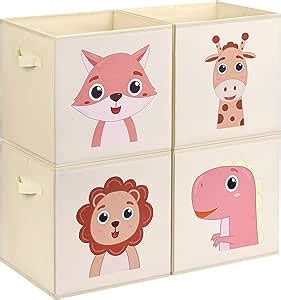 Dimj Lot De Bo Te De Rangement Jouet Enfant Pliable Caisse Rangement