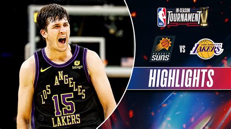 Watch Phoenix Suns Vs L A Lakers Highlights Video Online HD On