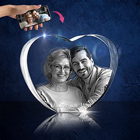 3d Crystal Photo 3d Crystal Picture Engraved Heart Personalized