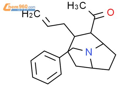 112348 25 1 Ethanone 1 [9 Phenylmethyl 3 2 Propenyl 9 Azabicyclo[4 2 1]non 2 Yl] 化学式、结构式、分子