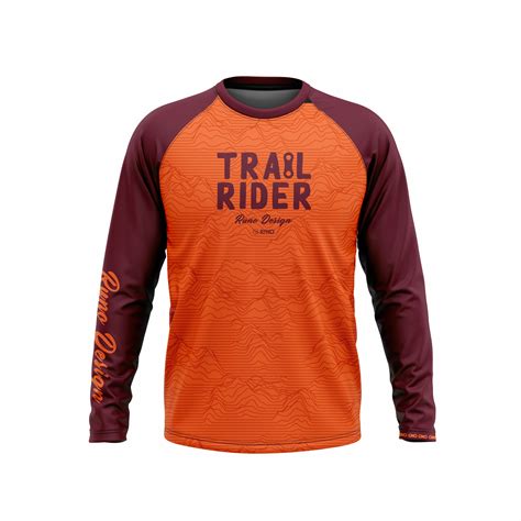 M Ski Jersey Enduro Trail Rider Runo Design Inspirowany Natur