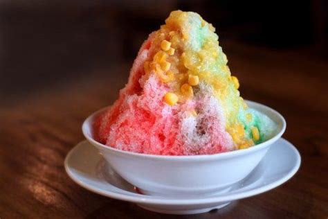 Ice Kachang Is Made Of Shaved Ice That Is Covered By Different Types