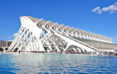 Spectacular Science Museum Architecture, Valencia, Spain Editorial ...