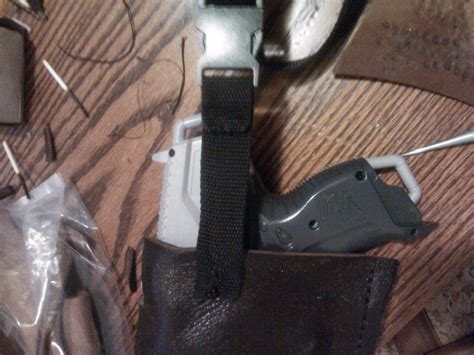 Leather Nerf Gun Holster 6 Steps Instructables