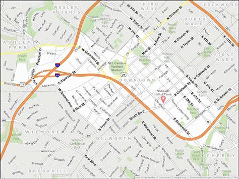 Charlotte Neighborhood Map - GIS Geography