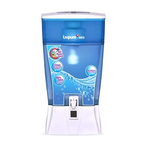 Livpure Neo Gravity Water Purifier, 24 Liters