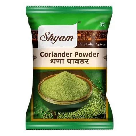 Printed Glossy Coriander Powder Packaging Pouch Heat Sealed At Rs