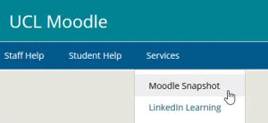 Moodle New Features Wednesday Th September Ucl Digital