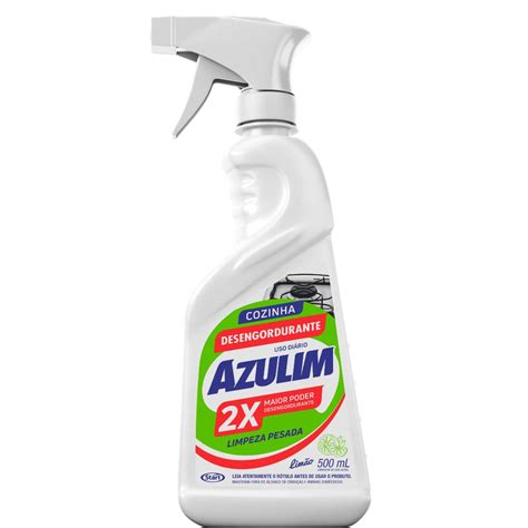 Desengordurante Spray Azulim 500ml Cozinha Limpeza Pesada LIMPEZA