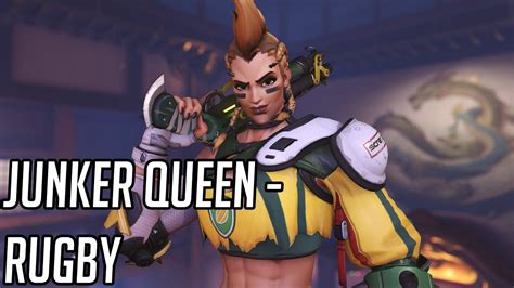 Junker Queen Rugby Skin Showcase Overwatch 2 Youtube