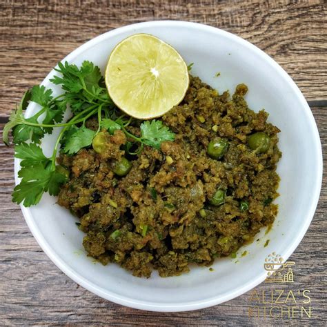 Mumbai Street Style Green Masala Keema Alizas Kitchen