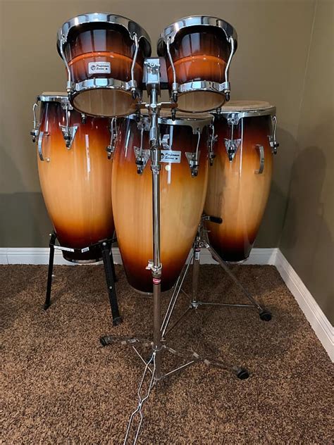 Latin Percussion Performer Series Congas And Bongos Sunburst Reverb