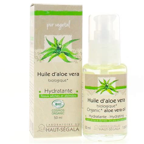 HAUTSEGALA Huile d aloe vera bio flacon 50 ml Haut Ségala