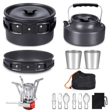 Stanley Camping Cookware Set For Four 21 Piece Nesting Set