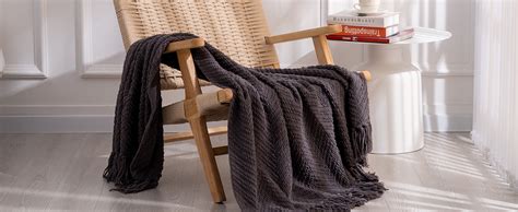 Amazon Recyco Chenille Knit Throw Blanket For Couch Versatile