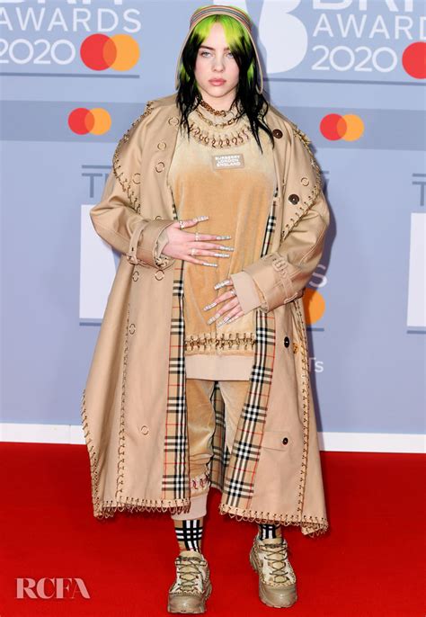 Billie Eilish In Burberry The Brit Awards 2020