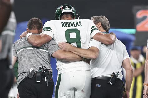 Aaron Rodgers Injury Update Jets QB Suffers Season Ending Achilles