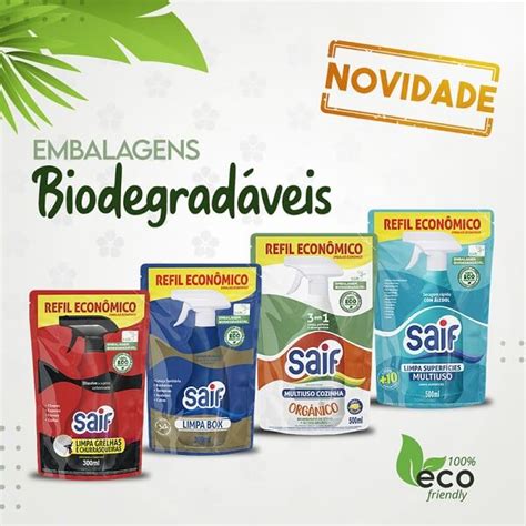 Saif Lan A Produtos De Limpeza Embalagens Sach S Biodegrad Veis