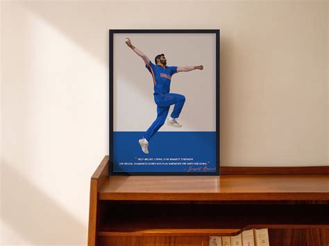 Jasprit Bumrah Poster Indian Cricket Team Cricket Prints Etsy