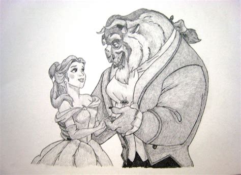 Beauty Beast Drawing