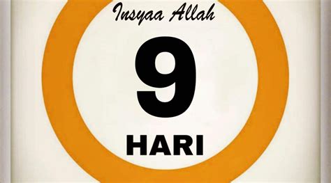 9 Hari Menjelang Ramadhan 1443 Insyaa Allah BBG AL ILMU