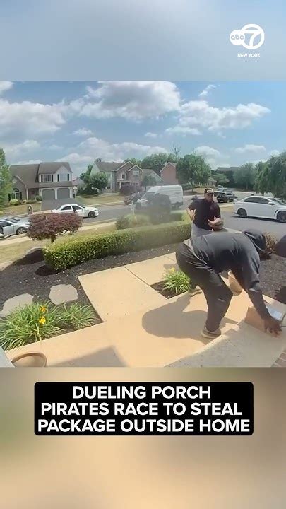 Video Captures Dueling Porch Pirates Race To Steal Package Outside Pa