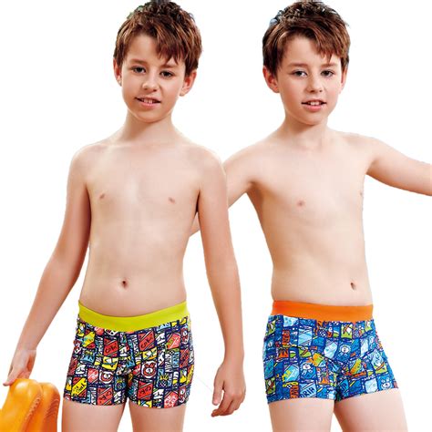 Yingfa Childrens Swimming Trunks Boys Swimsuit Boys Baby Middle And