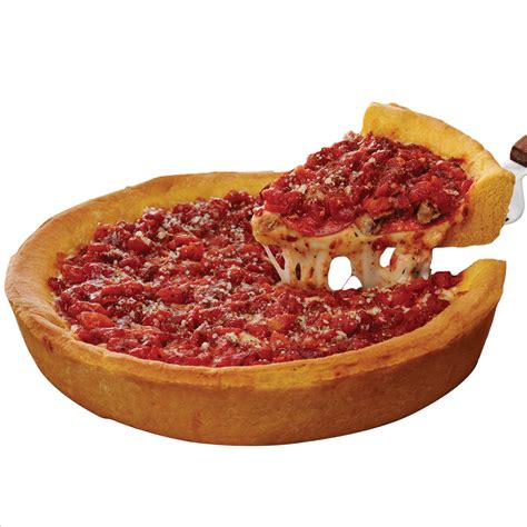 The Original Gino S East Of Chicago Deep Dish Pizza 7 Pack Pepperoni And Sausage