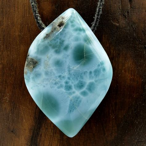 Larimar Anh Nger Gebohrt Schoene Steine De