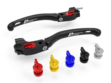 PT LE21 COPPIA LEVE FRENO FRIZIONE REGOLABILI ECO GP1 PT DUCATI