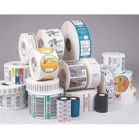 Tt Polyester Cromo Printed Barcode Labels Thickness Mm At Rs