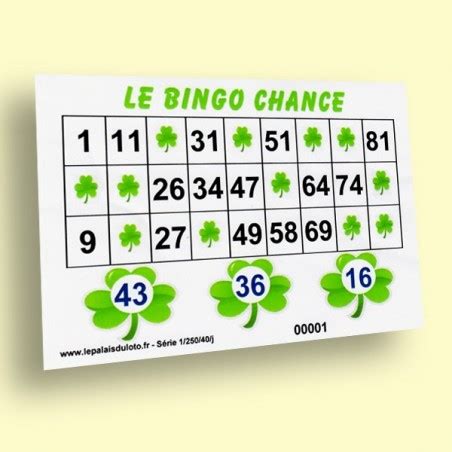 Le Bingo Chance partie spéciale lors de votre loto