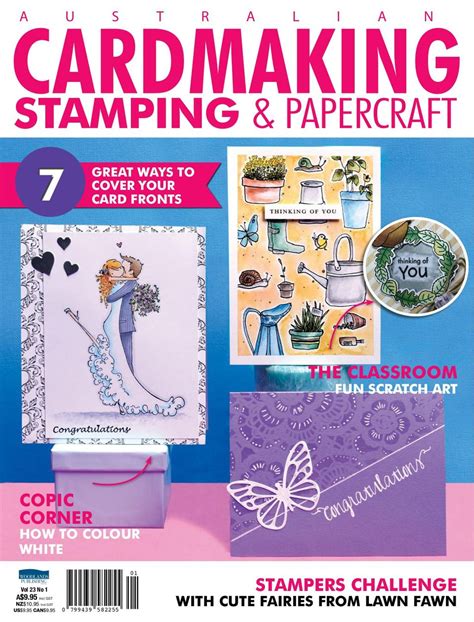 Australian Cardmaking Stamping Papercraft Vol No Digital