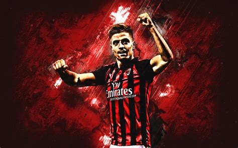 Krzysztof Piatek A C Milan Wlochy Serie A Tapety Na Pulpit